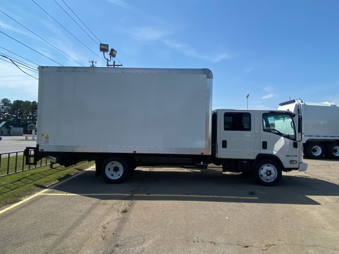 2024 Isuzu NPR HD Crew Cab with 16' Duraplate box and liftgate, 14,500 GVWR